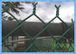 Schermo di sicurezza del recinto del collegamento a catena espelso / PVC rivestito delle doghe per la recinzione del confine