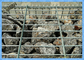 Cestini in gabbione saldati rivestiti in zinco, gabbie in filo metallico riempite di pietra / foro rettangolare